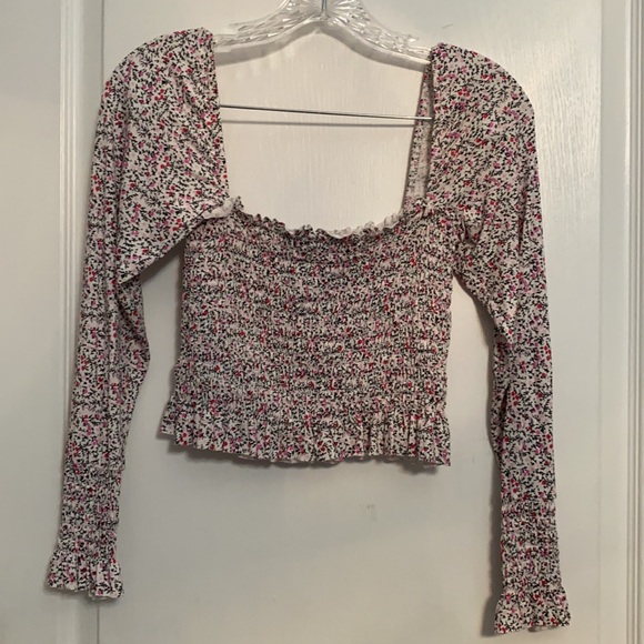 Nasty Gal Floral Print Crop Top - Picture 3 of 6